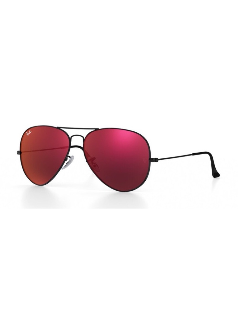 Ray-Ban Red Mirrored Aviator Sunglasses